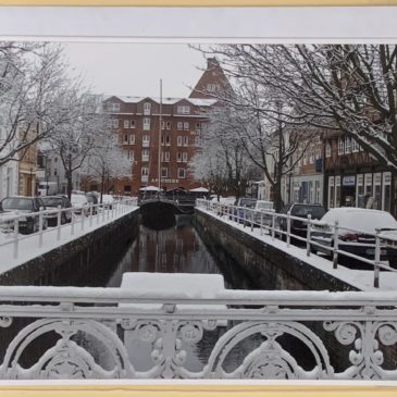 Buxtehude – verschneiter Fleet